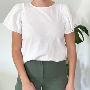 Ann Taylor White Blouse